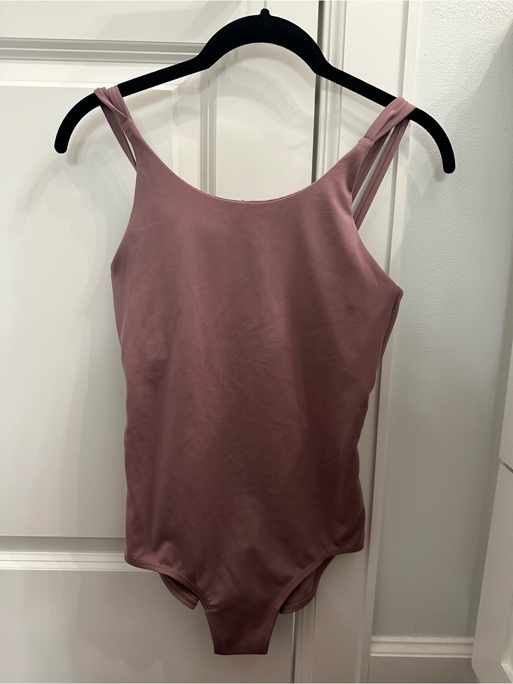Athleta Girl Dusty Mauve Racerback Leotard